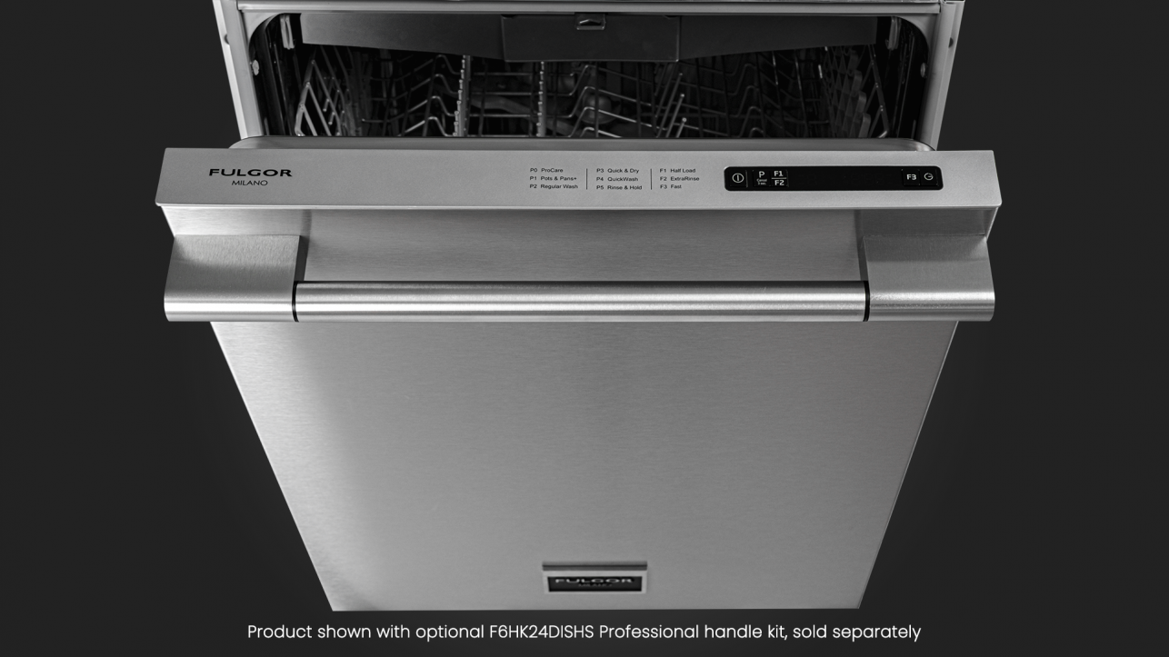 24" STAINLESS STEEL BUILTIN DISHWASHER Fulgor